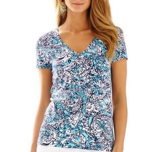 Lilly Pulitzer Michele Shorely Hippy Shake Tee